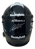 Aric Almirola Signed NASCAR Smithfield Full Size Replica Racing Helmet BAS