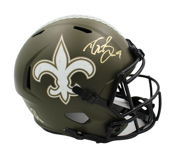 Drew Brees Signed New Orleans Saints Speed Full Size STS NFL Helmet