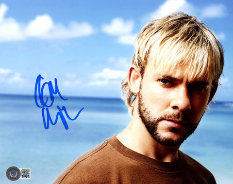 Dominic Monaghan Autographed/Signed Lost 8x10 Photo Beckett 46746