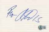 Bulls Ron Artest Authentic Signed 4x6 Index Card Autographed BAS #BQ45370