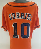 Yuli Gurriel Signed Houston Astros Jersey (JSA COA)2017 World Champ 1st Baseman