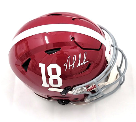 Nick Saban Autographed Alabama Crimson Tide Riddell Speed Flex Helmet Beckett