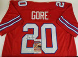 Frank Gore Signed Buffalo Bills Red Jersey (JSA COA) 5xPro Bowl Running Back