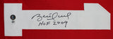 Brett Hull "HOF 2009 Authentic Signed Red Pro Style Jersey BAS Witnessed