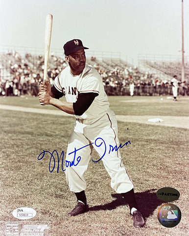 Monte Irvin Signed 8x10 New York Giants Baseball Photo JSA