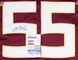 Braden Fiske Signed Florida State Seminoles Jersey (JSA COA) Los Angeles Rams DT