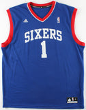 Michael Carter-Williams Signed Philadelphia 76ers Custom Style Jersey JSA CA