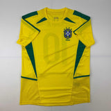 Autographed/Signed Ricardo Kaka Brazil Yellow Soccer Jersey Beckett BAS COA