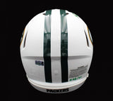 Brett Favre Signed Green Bay Packers Speed Authentic White Helmet - Gunslinger