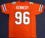 MIAMI HURRICANES CORTEZ KENNEDY AUTOGRAPHED ORANGE JERSEY BECKETT BAS 131530