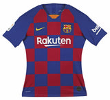 Barcelona Lionel Messi Authentic Signed Blue & Red Checkerboard Nike Jersey BAS