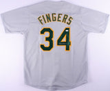 Rollie Fingers Signed Oakland Athletics Jersey (JSA COA) 3xWorld Series Champion