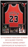 MICHAEL JORDAN Autographed Authentic Bulls Jersey w/ Monitor UDA