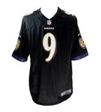 Justin Tucker Signed Nike On Field Black Football Jersey Ravens Beckett 189226