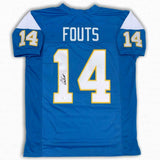 Dan Fouts Autographed SIGNED Jersey - Powder Blue - Beckett Authentic