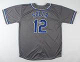 Jorge Soler Signed Kansas City Royals Jersey Inscribed "KC HR King" (JSA COA)