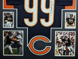 FRAMED DAN HAMPTON AUTOGRAPHED SIGNED INSCRIBED CHICAGO BEARS JERSEY JSA COA