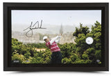 TIGER WOODS Autographed Break Through Framed 20" x 12" Display UDA LE 250