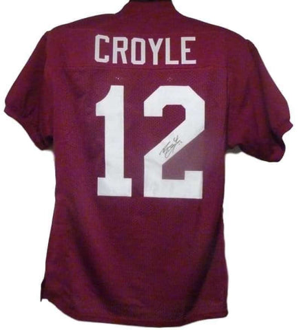 Brodie Croyle Autographed/Signed Alabama Crimson Tide Red XL Jersey 10931