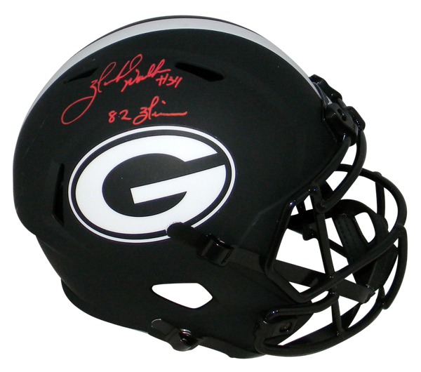 HERSCHEL WALKER SIGNED GEORGIA BULLDOGS FULL SIZE ECLIPSE HELMET W/ 82 HEISMAN