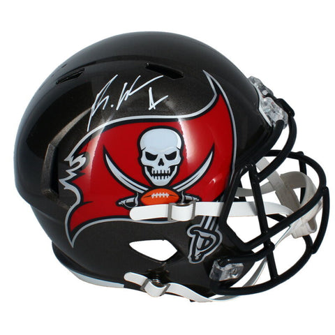 Rachaad White Autographed Tampa Bay Buccaneers Full Size Speed Helmet Beckett