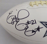 EZEKIEL ELLIOTT AUTOGRAPHED DALLAS COWBOYS WHITE LOGO FOOTBALL BECKETT 143243