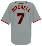 Kevin Mitchell Signed Gray Custom Baseball Jersey - (SCHWARTZ SPORTS COA)