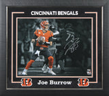 Bengals Joe Burrow Authentic Signed 16x20 Framed Photo Fanatics #B796275