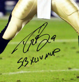 DREW BREES AUTOGRAPHED FRAMED 16X20 PHOTO SAINTS "SB XLIV MVP" BECKETT 200334