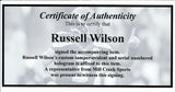 RUSSELL WILSON AUTOGRAPHED SIGNED SB LEATHER FOOTBALL SEAHAWKS CHAMPS RW 72353