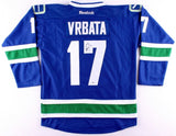 Radim Vrbata Signed Vancouver Canucks Reebok Jersey (PSA COA)