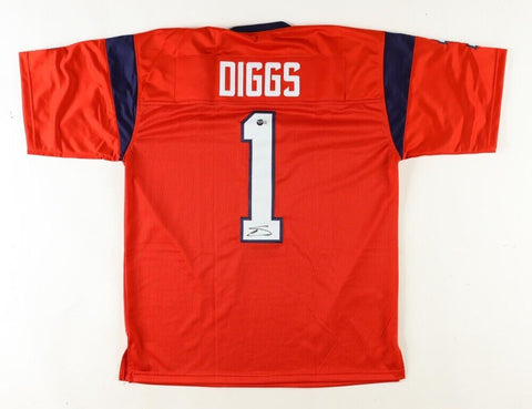 Stefon Diggs Signed Houston Texans Jersey (Beckett) All Pro Wide Receiver