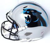 Luke Kuechly Autographed Panthers F/S Speed Authentic Helmet w/3Insc.-Beckett W