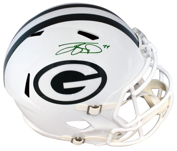 JAYDEN REED SIGNED GREEN BAY PACKERS 2024 WHITE FULL SIZE SPEED HELMET BECKETT