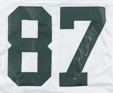 Laveranues Coles Signed New York Jets Jersey (Steiner) Pro Bowl Wide Receiver