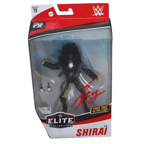 Iyo Sky Autographed WWE Mattel Elite Series 79 Io Shirai Action Figure Fanatics