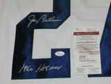 JOE BELLINO SIGNED AUTOGRAPHED NAVY NAVAL MIDSHIPMEN #27 WHITE JERSEY JSA