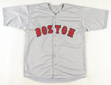 Pokey Reese Signed Red Sox Jersey "Curse Reversed & 2004 WS Champs" Beckett