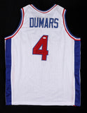 Joe Dumars Signed Detroit Pistons White Jersey (JSA COA) 6xAll Star Point Guard