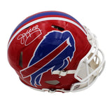 Jim Kelly Signed Buffalo Bills Speed Authentic Throwback 87-01 NFL Helmet