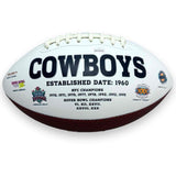 Roger Staubach Autographed Signed Dallas Cowboys Logo Football - JSA