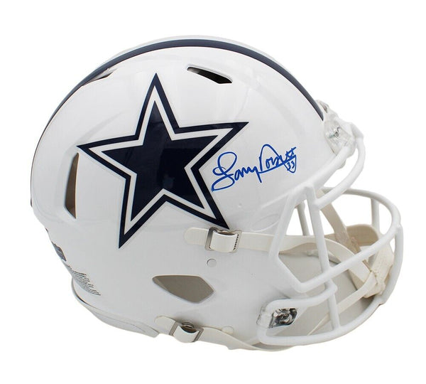 Tony Dorsett Signed Dallas Cowboys Speed Authentic Alternate White NFL Helmet