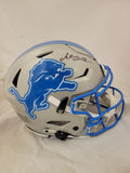 AMON RA ST BROWN SIGNED DETROIT LIONS 2024 SPEEDFLEX HELMET BAS