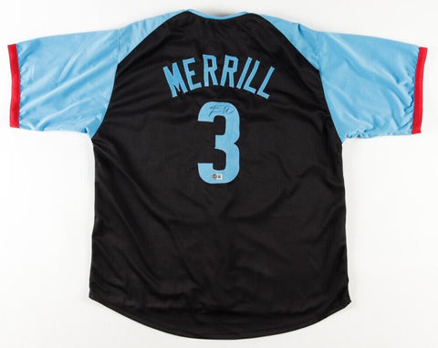 Jackson Merrill Signed San Diego Padres 2024 All Star Game Jersey (Beckett) C.F.