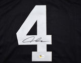 Aidan O'Connell Autographed Black Pro Style Jersey - Beckett W Hologram *Black