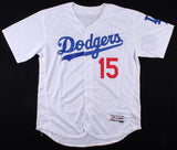 Austin Barnes Signed Dodgers Majestic Jersey (PSA/DNA COA) Los Angeles Catcher