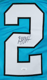 DJ Moore Autographed Teal Pro Style Jersey - JSA W *Black