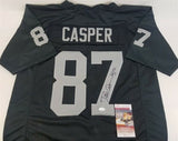 Dave Casper Signed Oakland Raiders Jersey Inscribed HOF 02 (JSA COA) 5xPro Bowl