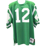 Joe Namath Signed New York Jets 68 TB Green Mitch Ness sz52 Jersey Beckett 48619