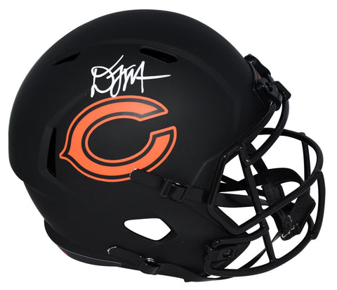 DJ MOORE AUTOGRAPHED CHICAGO BEARS ECLIPSE FULL SIZE SPEED HELMET BECKETT